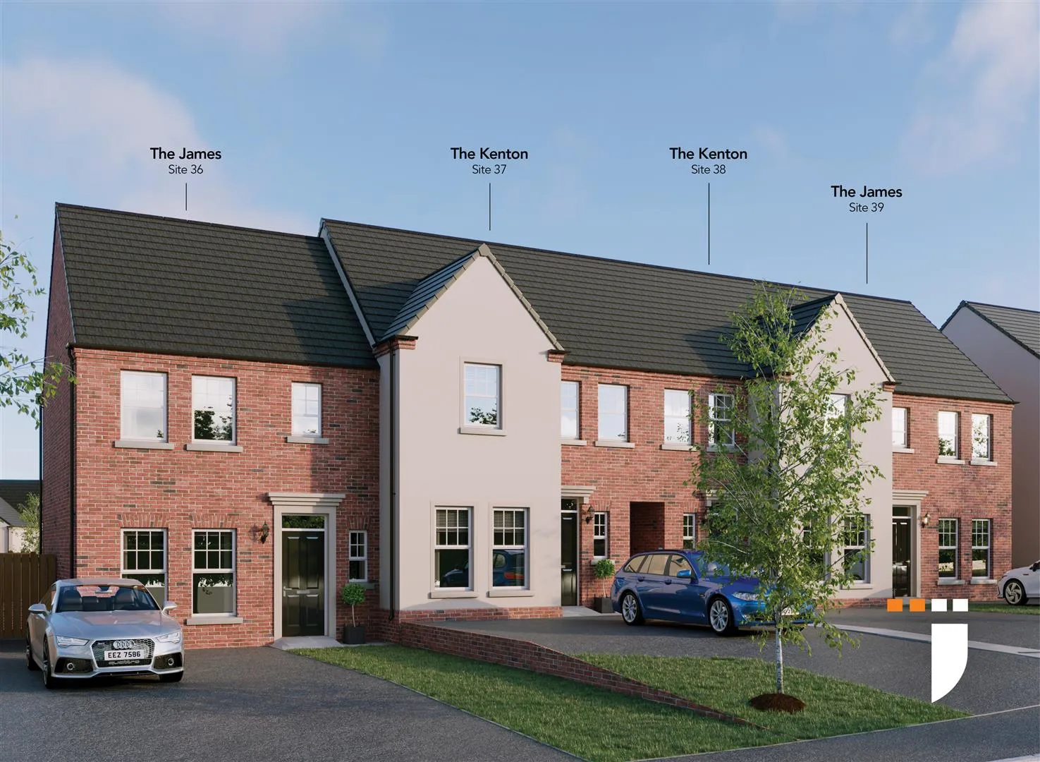 3 bedroom townhouse for sale at The James At Springwater Ballyclare BT39 9JD
