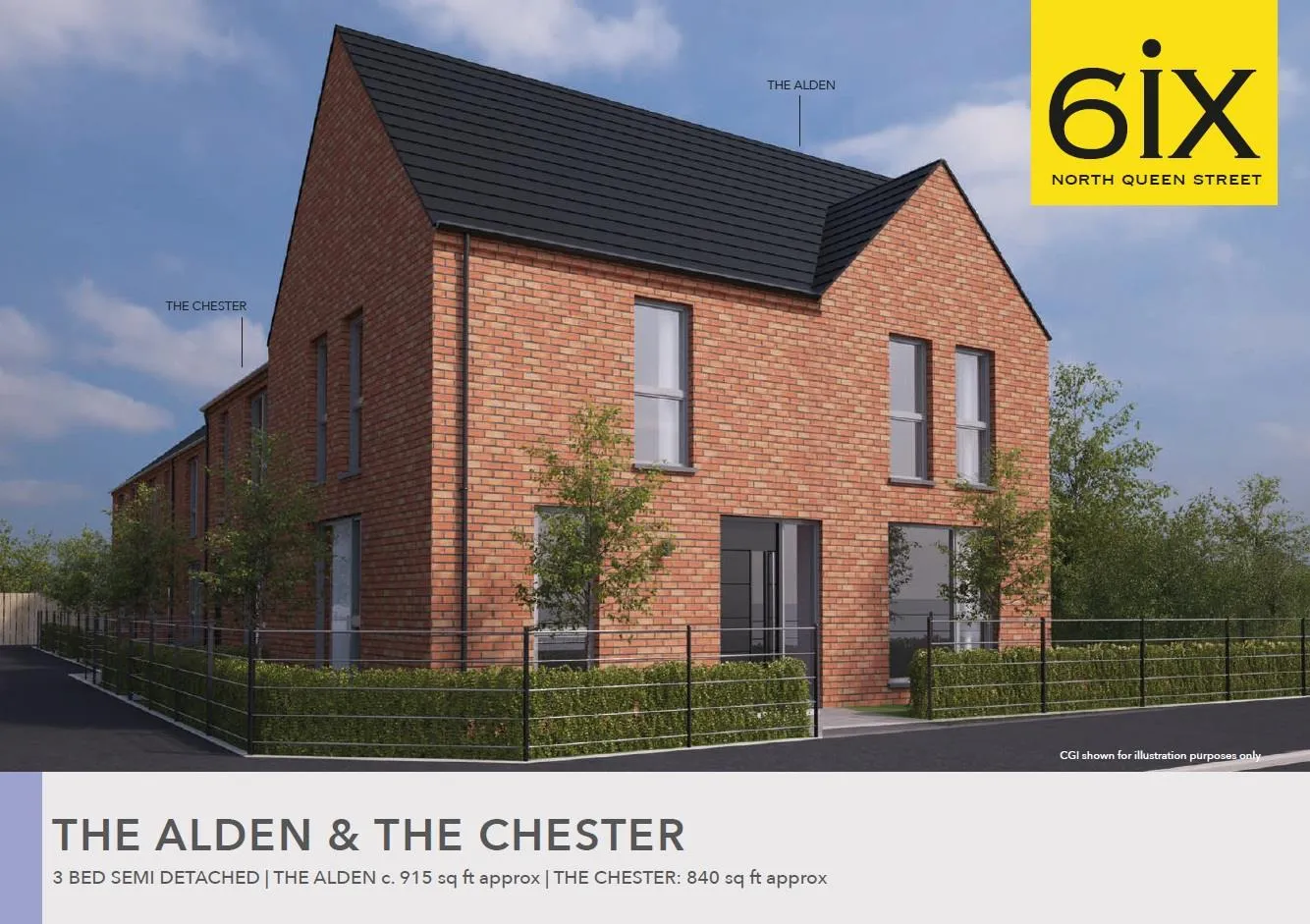 3 bedroom semi-detached for sale at Site 4, (The Alden) North Queen Street Belfast BT15 3PE