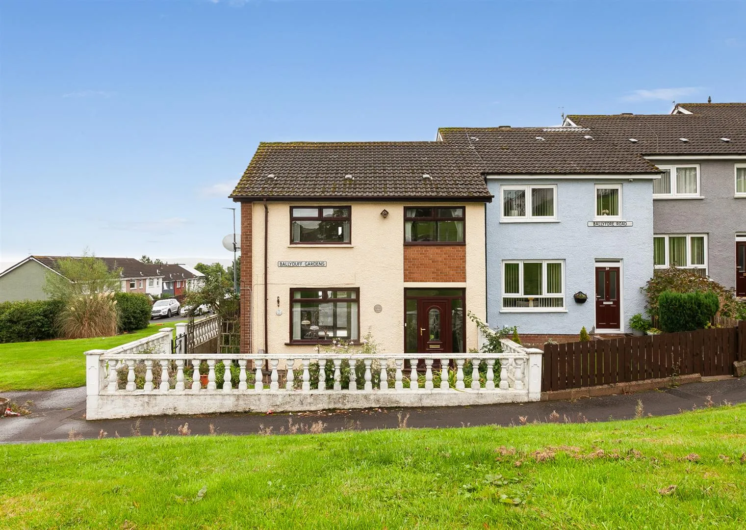 3 bedroom end terrace for sale at 1 Ballyduff Gardens Newtownabbey BT36 6XG
