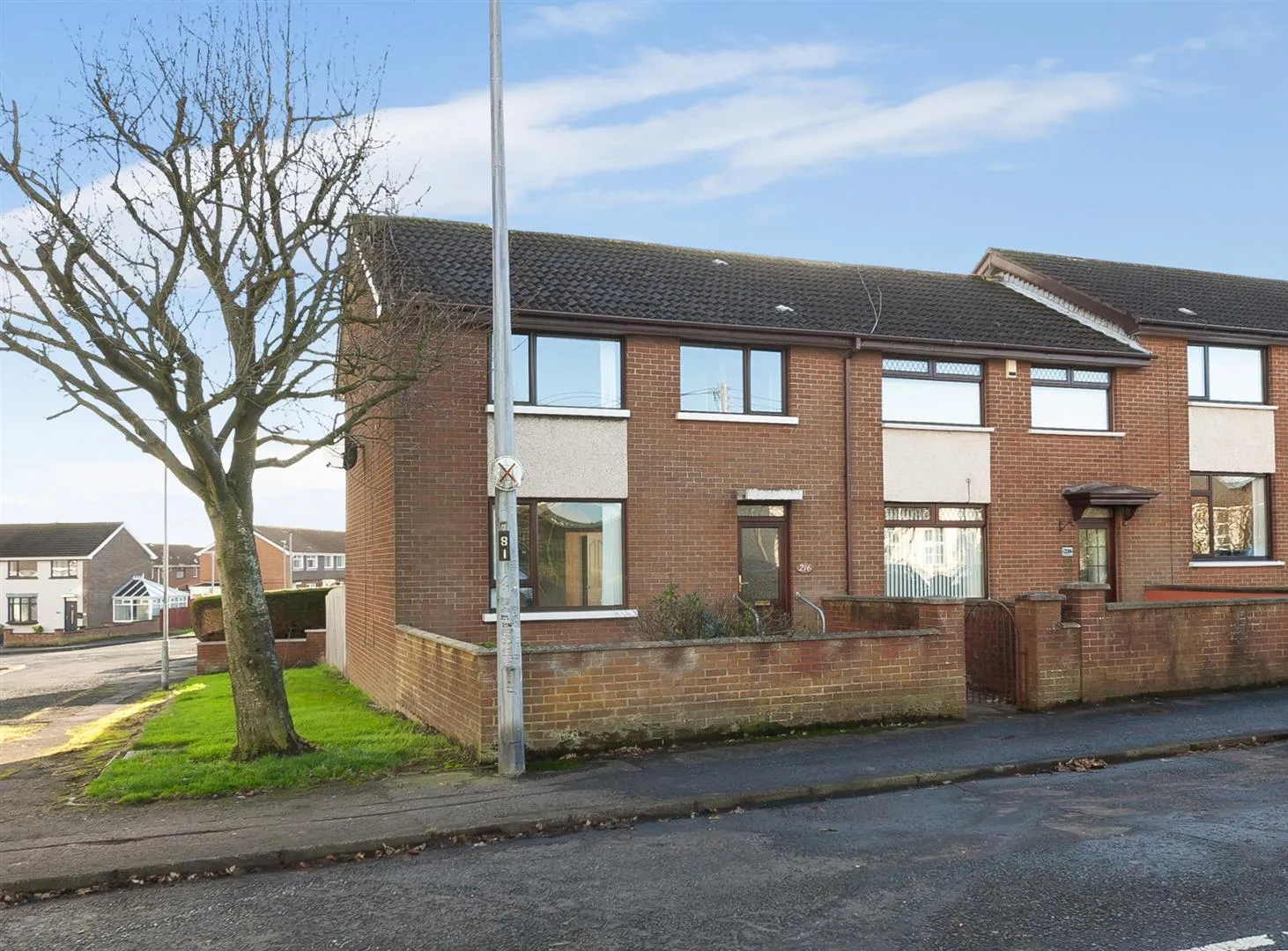 3 bedroom end terrace for sale at 216 Jordanstown Road Newtownabbey BT37 0NA