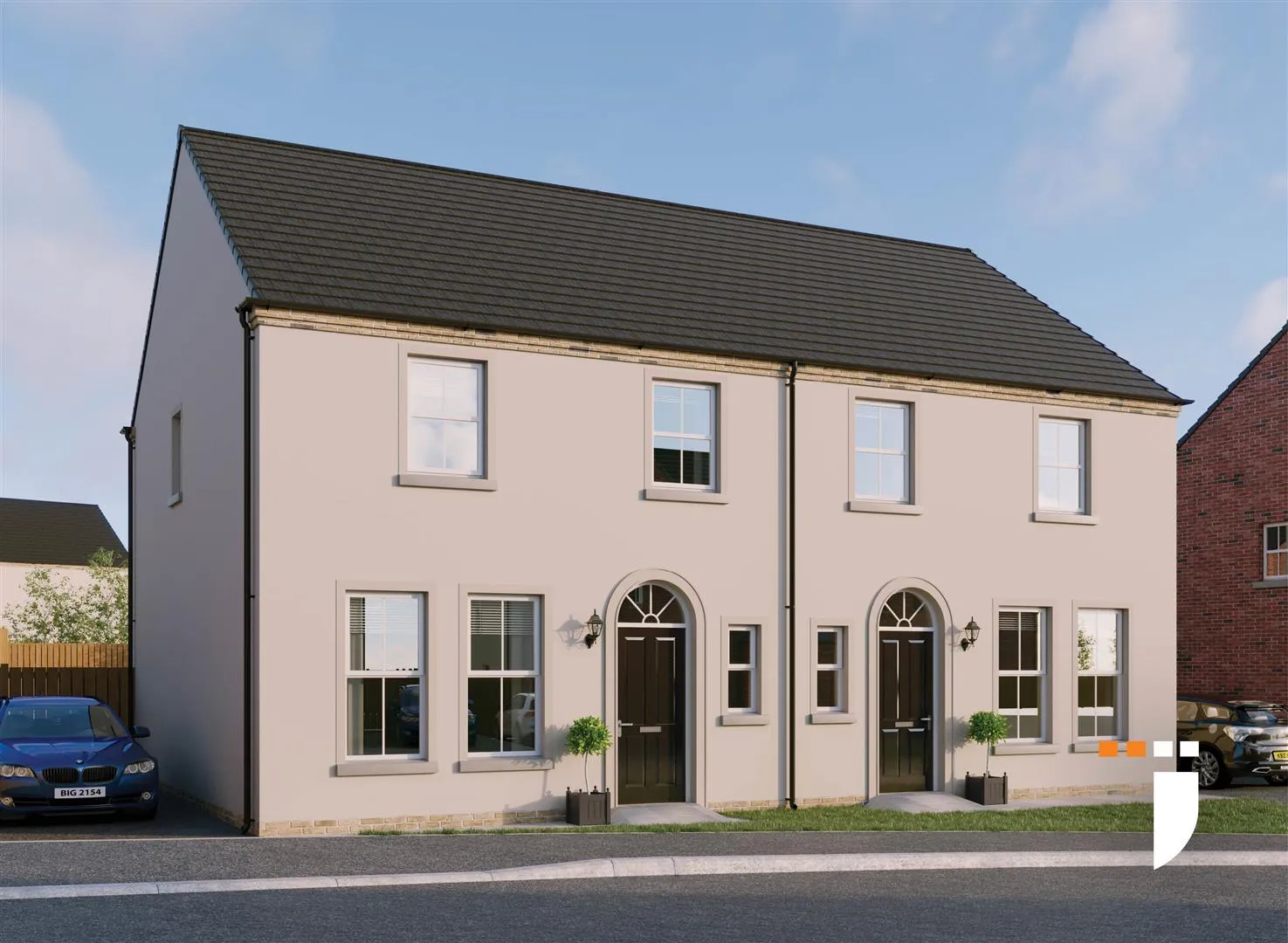 3 bedroom semi-detached for sale at Site 47, The Fairholt (Render) At Springwater Ballyclare BT39 9JD