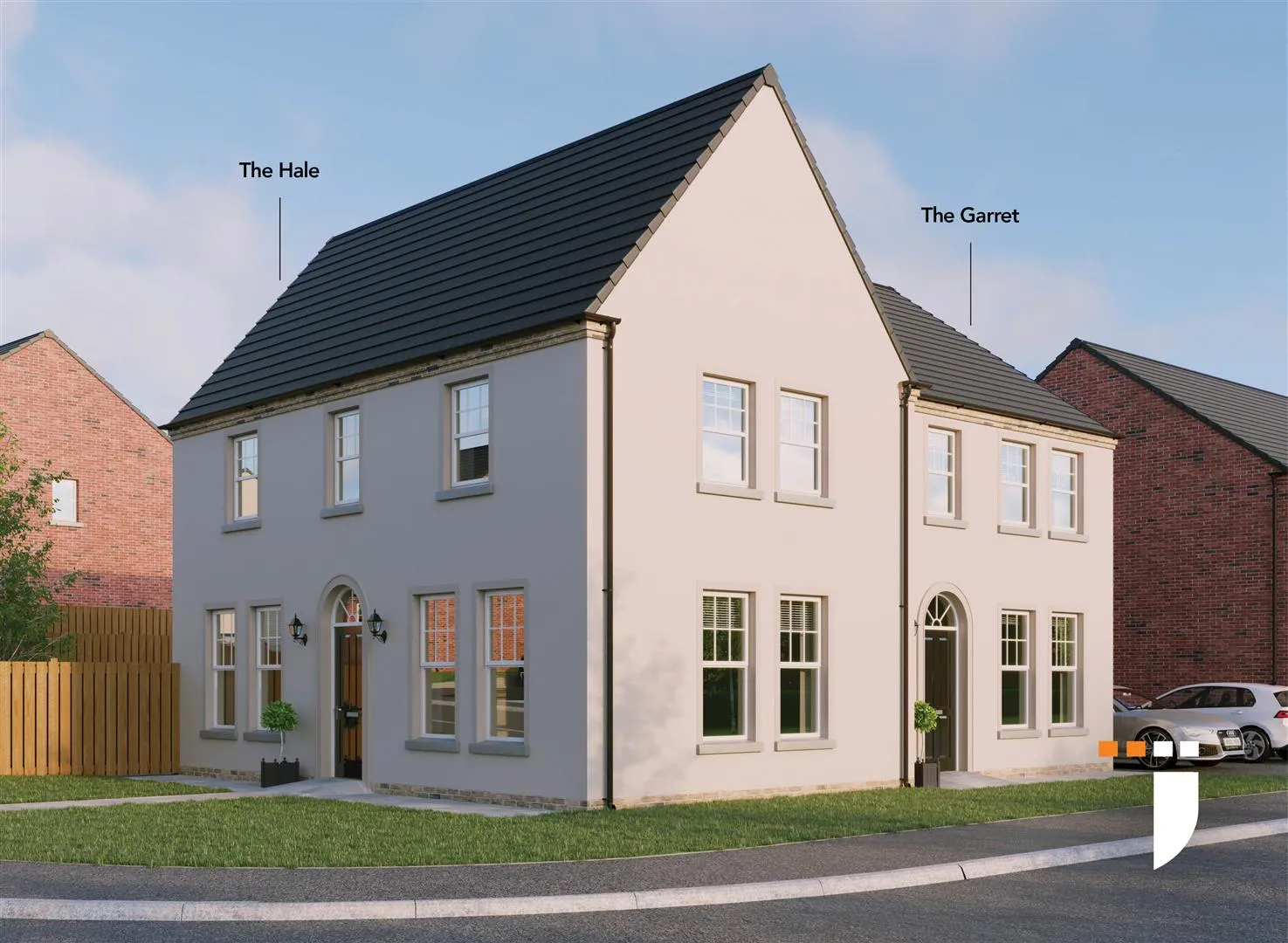 3 bedroom semi-detached for sale at Site 26, The Hale (Render) At Springwater Ballyclare BT39 9JD